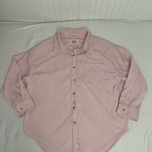 Pink Corduroy Shirt